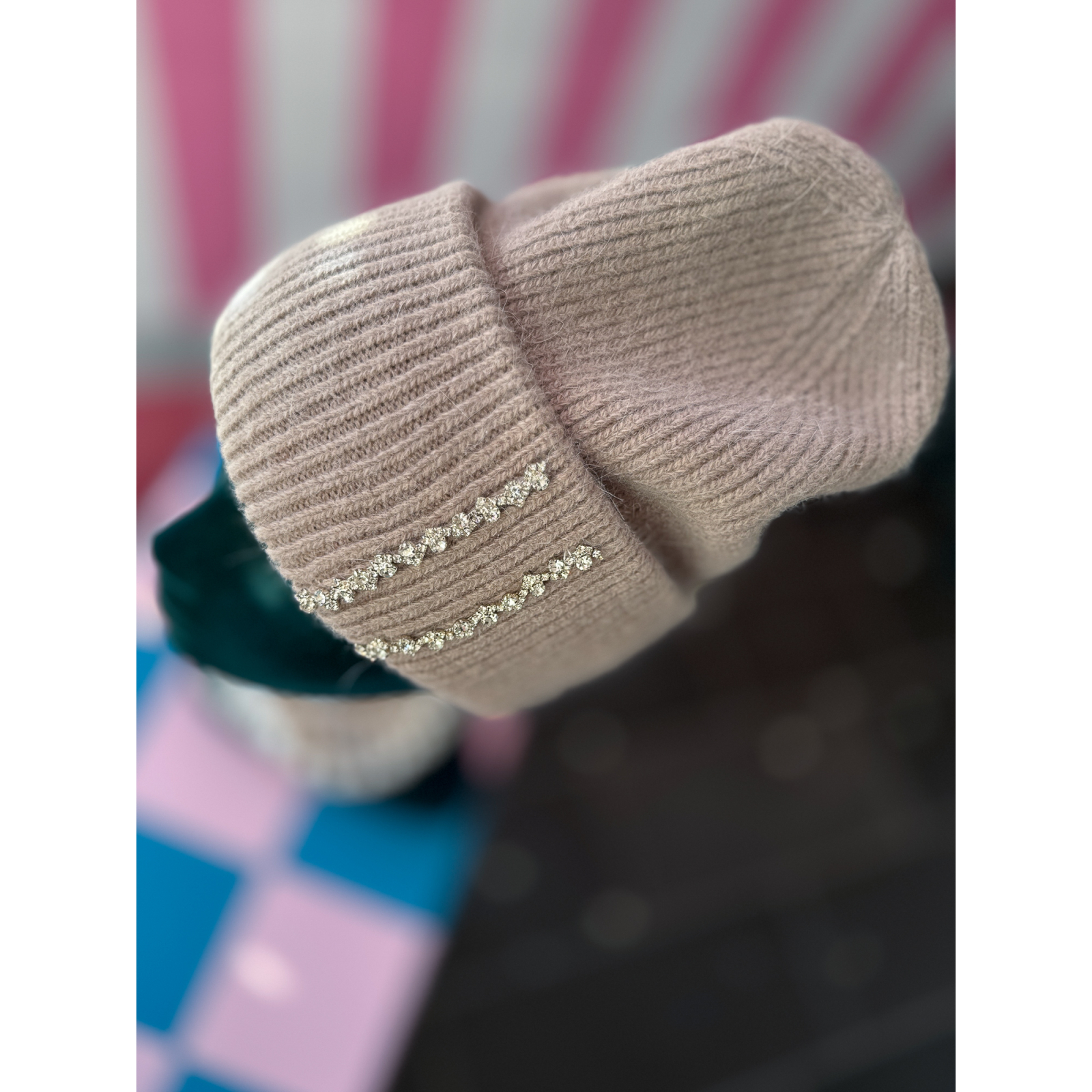 Gaby Beanie med similisten Nougat fra le mosch