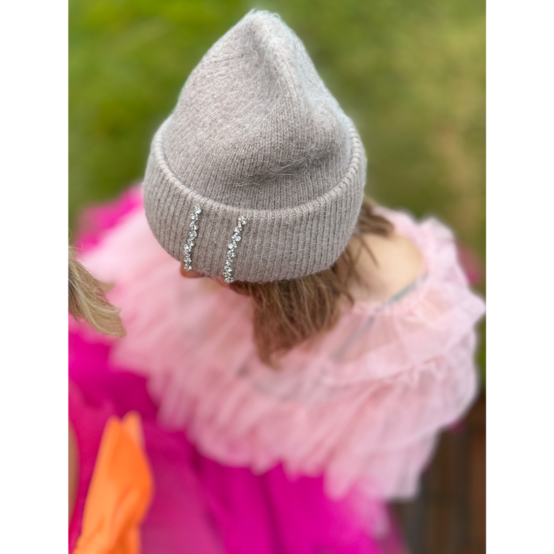 Gaby Beanie med similisten Nougat fra le mosch