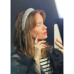 Too Much hårbøjle - Queen i Sølv fra le mosch