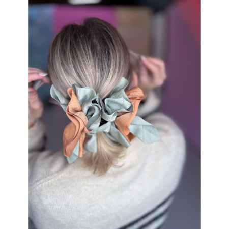 Elka hårklemme i Sage & peachy fra le mosch