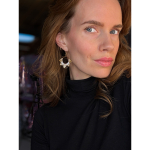 Rio Round øreringe i hvid fra le mosch