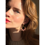 Rio Round øreringe i rosa fra le mosch