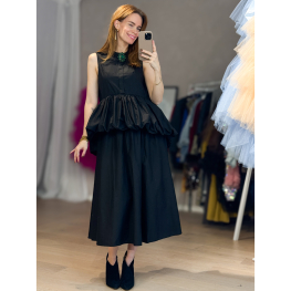 Delilah Ballon Kjole i Sort