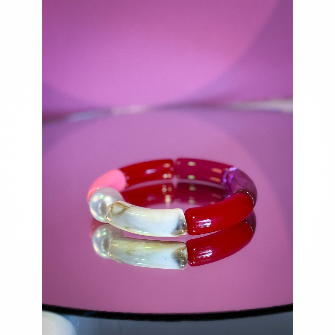 Maggie armbånd no 72 fra LÉ MOSCH, smukt boheme armbånd, unikt armbånd,