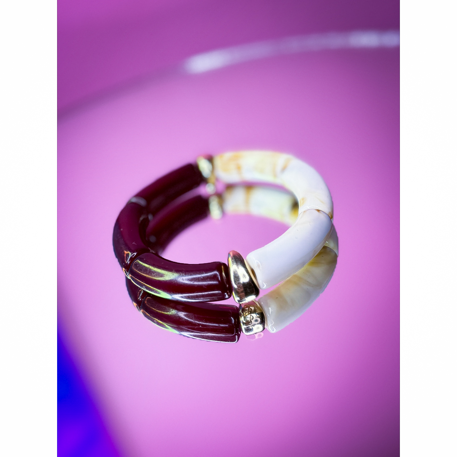 Maggie armbånd no 110 i vinrød fra LÉ MOSCH, smukt boheme armbånd, unikt armbånd, Maggie armbånd no 110 i vinrød fra LÉ MOSCH, smukt boheme armbånd, unikt armbånd,