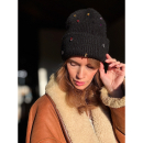 Brianna Beanie med similisten Sort fra le mosch