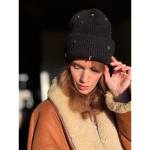 Brianna Beanie med similisten Sort fra le mosch