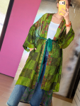 Minju Silkemix kimono no 1155 fra LÉ MOSCH, skøn unik og let kimono, super anvendelig kimono,
