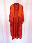 Minju Silkemix kimono no 1177 fra LÉ MOSCH, skøn unik og let kimono, super anvendelig og festlig kimono,