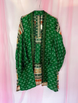 Monya Silkemix kimono no 1754 fra LÉ MOSCH, silkemix kimono syet i Indien, unik kort kimono i fine farver,  