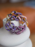 Vivienne armbånd no 34 fra LÉ MOSCH, fyldigt og cool boheme armbånd, lækkert og anderledes armbånd, 