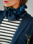 Vintage Vibes sæt - kort blazer og krave – No 294 fra LÉ MOSCH, skøn og unik blazer med tilhørende rynket krave, kort blazer med matchende krave, 