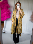Maria kimono no 409 fra LÉ MOSCH, skøn unik kimono med fint print, anvendelig kimono i et fint farverigt mønster, 