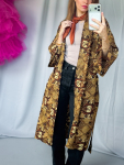 Maria kimono no 410 fra LÉ MOSCH, skøn unik kimono med fint print, anvendelig kimono i et fint farverigt mønster, 