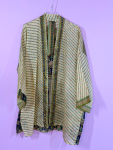 Monya Silkemix kimono no 1775 fra LÉ MOSCH, silkemix kimono syet i Indien, unik kort kimono i fine farver,  