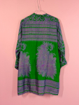 Monya Silkemix kimono no 1778 fra LÉ MOSCH, silkemix kimono syet i Indien, unik kort kimono i fine farver,  
