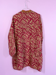 Monya Silkemix kimono no 1786 fra LÉ MOSCH, silkemix kimono syet i Indien, unik kort kimono i fine farver, 