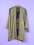 Monya Silkemix kimono no 1794 fra LÉ MOSCH, silkemix kimono syet i Indien, unik kort kimono i fine farver, 