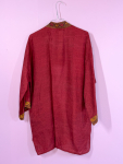 Monya Silkemix kimono no 1799 fra LÉ MOSCH, silkemix kimono syet i Indien, unik kort kimono i fine farver, 